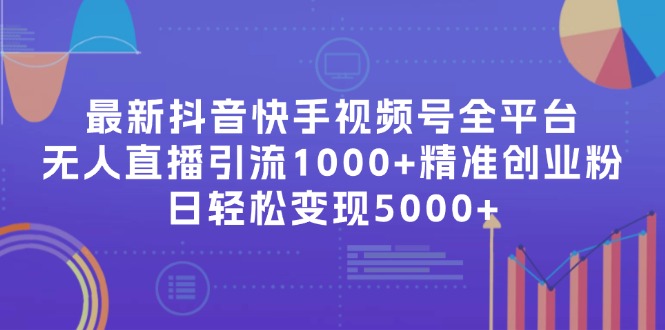 最新抖音快手视频号全平台无人直播引流1000+精准创业粉，日轻松变现5000+-胖丫丫博客