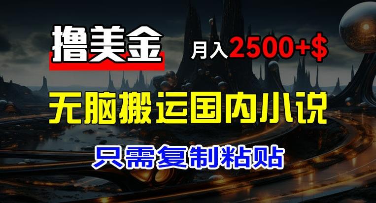 最新撸美金项目，搬运国内小说爽文，只需复制粘贴，稿费月入2500+美金，新手也能快速上手【揭秘】-胖丫丫博客