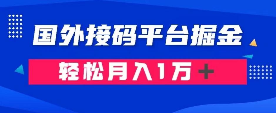 通过国外接码平台掘金：成本1.3，利润10＋，轻松月入1万＋【揭秘】-胖丫丫博客