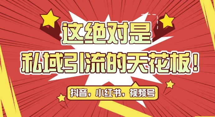 最新首发全平台引流玩法，公域引流私域玩法，轻松获客500+，附引流脚本，克隆截流自热玩法【揭秘】-胖丫丫博客