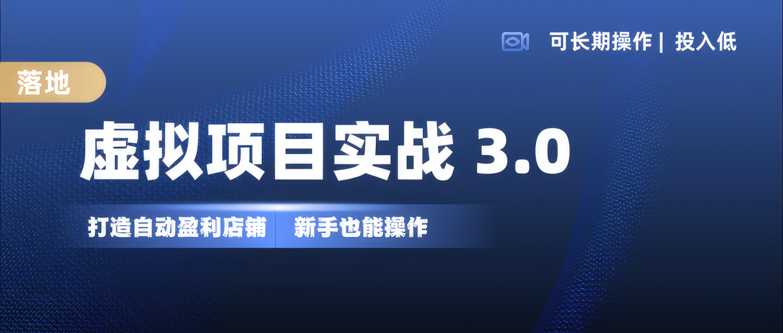 虚拟项目实操落地 3.0,新手轻松上手，单品月入1W+-胖丫丫博客