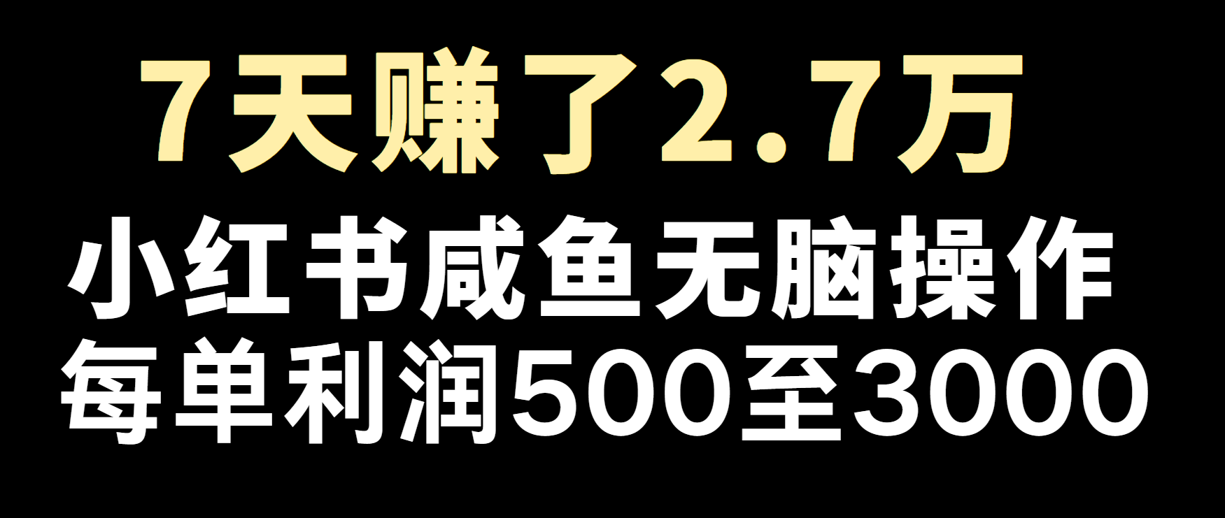 冷门暴利，超级简单的项目0成本玩法，每单在500至4000的利润-胖丫丫博客