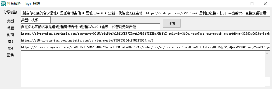 最新抖音解析源码 支持视频和图片-胖丫丫博客