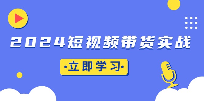 2024短视频带货实战：底层逻辑+实操技巧，橱窗引流、直播带货-胖丫丫博客