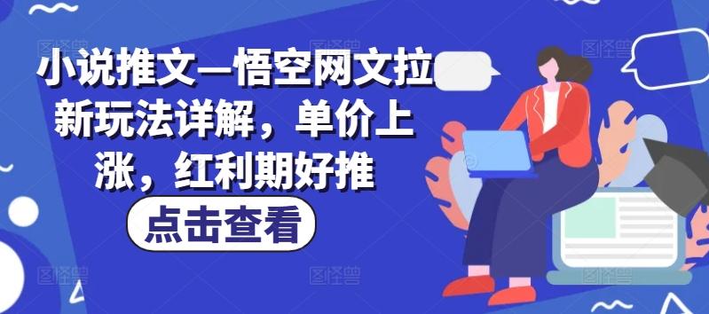 小说推文—悟空网文拉新玩法详解，单价上涨，红利期好推-胖丫丫博客